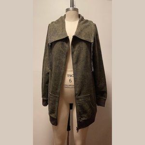 Stussy Girls Beatnik Zip Thru (NWT) – Olive Size M